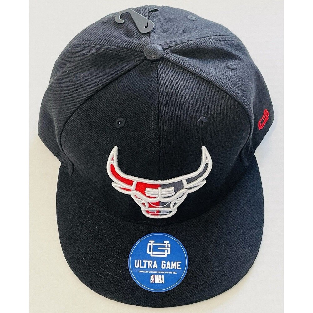 NBA Ultra Game Chicago Bulls “Two Faced” Baseball Cap Style#VGMI190F OSFM Black